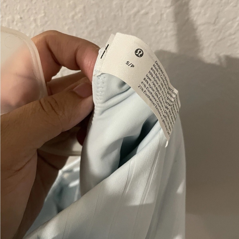 Lululemon Women's Light Blue One-Piece Swimsuit - Picture 4 of 6